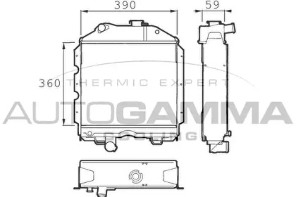 Теплообменник AUTOGAMMA 400002