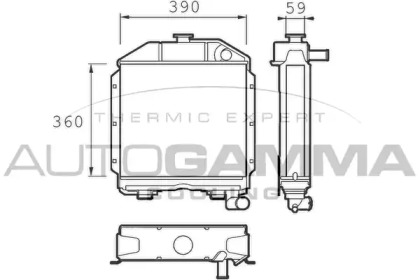 Теплообменник AUTOGAMMA 400004