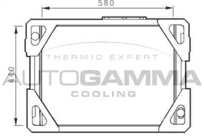 Теплообменник AUTOGAMMA 400028