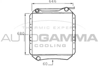 Теплообменник AUTOGAMMA 400036