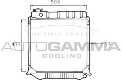 Теплообменник AUTOGAMMA 400040
