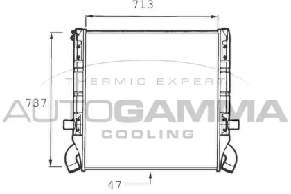 Теплообменник AUTOGAMMA 400054