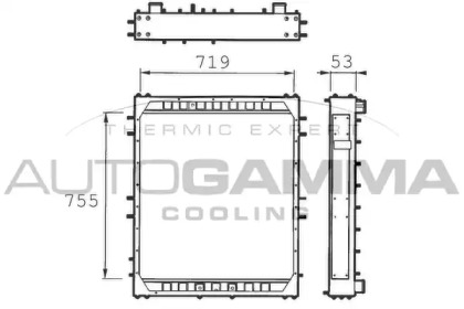 Теплообменник AUTOGAMMA 400058