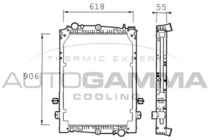 Теплообменник AUTOGAMMA 400072