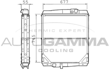 Теплообменник AUTOGAMMA 400100