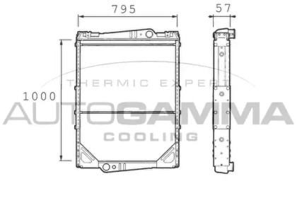Теплообменник AUTOGAMMA 400108