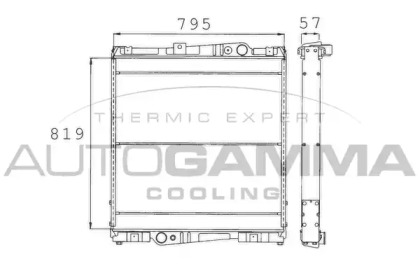 Теплообменник AUTOGAMMA 400110