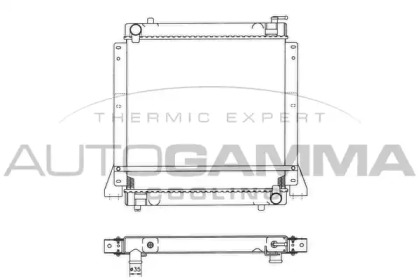 Теплообменник AUTOGAMMA 400154