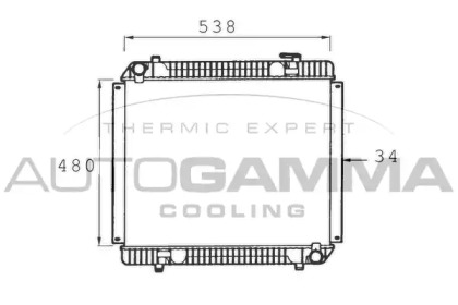 Теплообменник AUTOGAMMA 400166