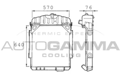Теплообменник AUTOGAMMA 400212