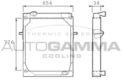 Теплообменник AUTOGAMMA 400236