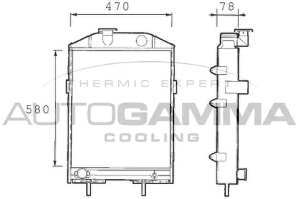 Теплообменник AUTOGAMMA 400332