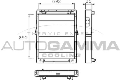 Теплообменник AUTOGAMMA 400408
