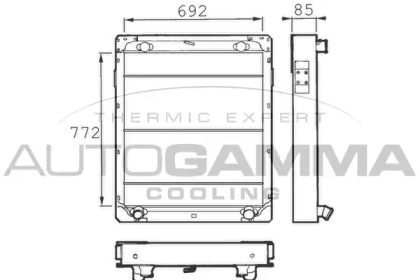 Теплообменник AUTOGAMMA 400418