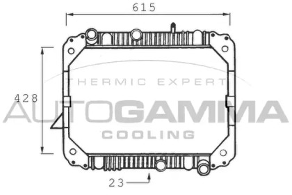 Теплообменник AUTOGAMMA 400486