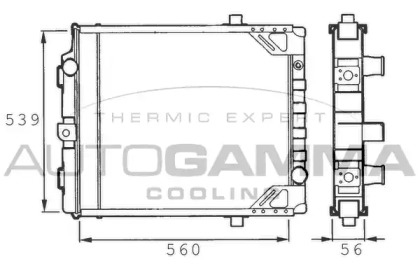 Теплообменник AUTOGAMMA 400500
