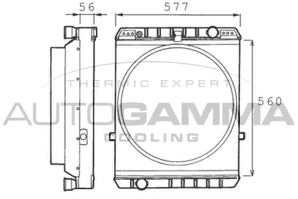 Теплообменник AUTOGAMMA 400506
