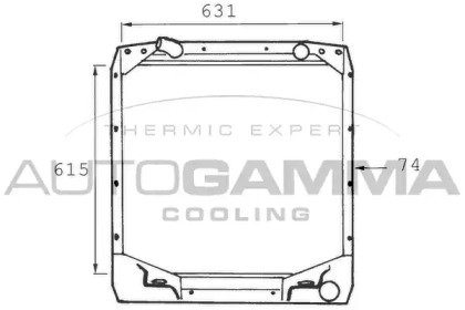 Теплообменник AUTOGAMMA 400582