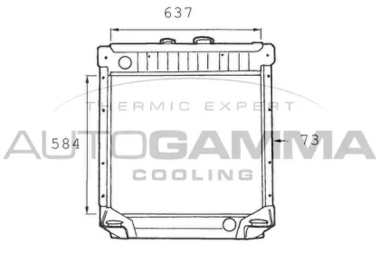 Теплообменник AUTOGAMMA 400612