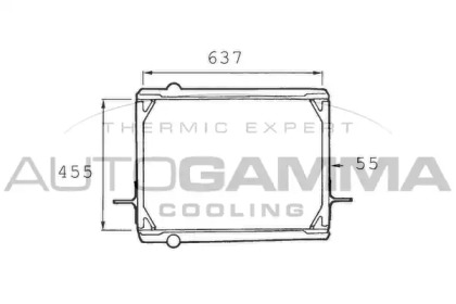 Теплообменник AUTOGAMMA 400614