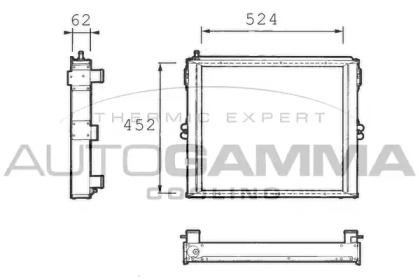 Теплообменник AUTOGAMMA 400726