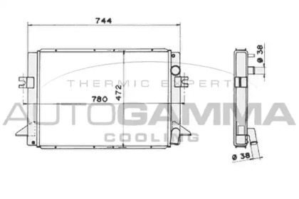 Теплообменник AUTOGAMMA 400758