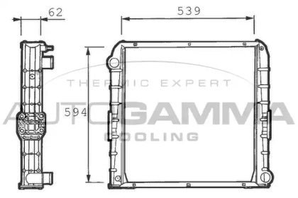 Теплообменник AUTOGAMMA 400776