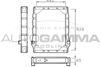 Теплообменник AUTOGAMMA 400808