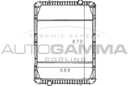 Теплообменник AUTOGAMMA 401074