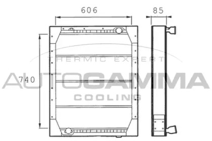Теплообменник AUTOGAMMA 401456
