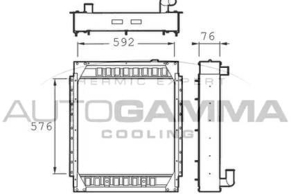 Теплообменник AUTOGAMMA 401478