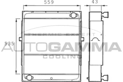 Теплообменник AUTOGAMMA 402030