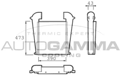 Теплообменник AUTOGAMMA 402036