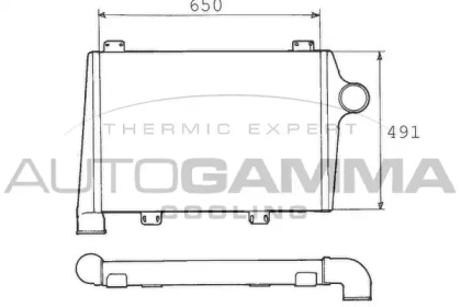 Теплообменник AUTOGAMMA 402046