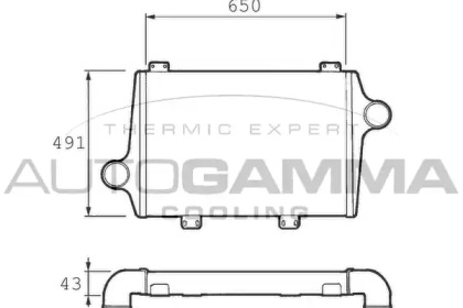Теплообменник AUTOGAMMA 402048