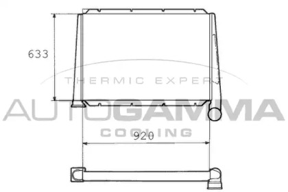 Теплообменник AUTOGAMMA 402064