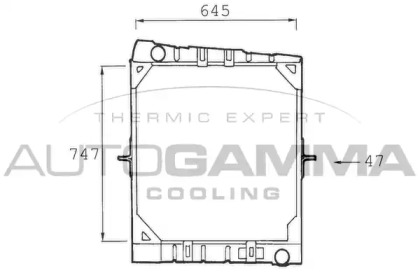 Теплообменник AUTOGAMMA 403470