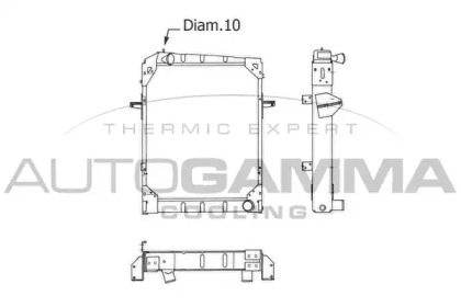 Теплообменник AUTOGAMMA 404058