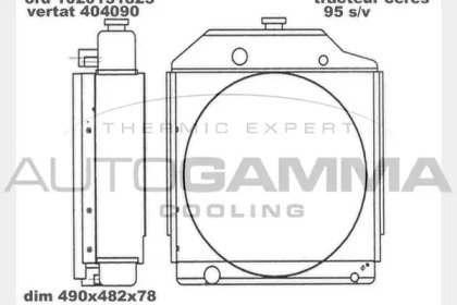 Теплообменник AUTOGAMMA 404090
