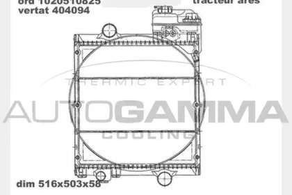 Теплообменник AUTOGAMMA 404094