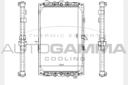 Теплообменник AUTOGAMMA 404640