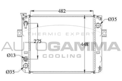Теплообменник AUTOGAMMA 405028