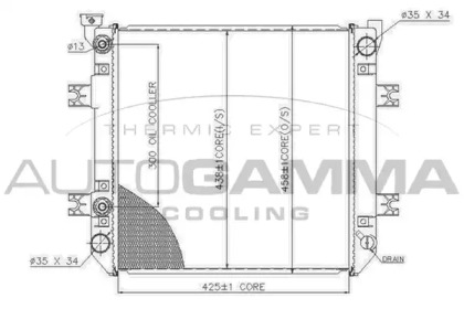 Теплообменник AUTOGAMMA 405042