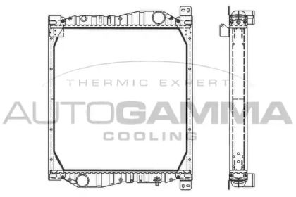 Теплообменник AUTOGAMMA 405082