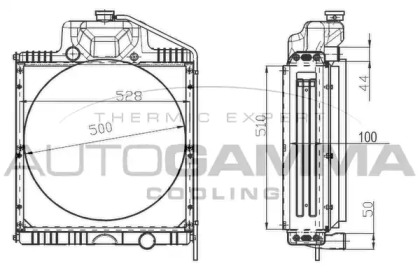 Теплообменник AUTOGAMMA 405482