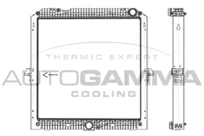 Теплообменник AUTOGAMMA 405524