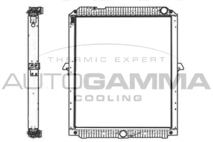 Теплообменник AUTOGAMMA 405526