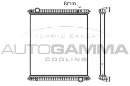 Теплообменник AUTOGAMMA 405552