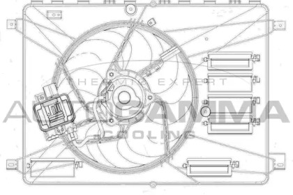 Вентилятор AUTOGAMMA GA200910