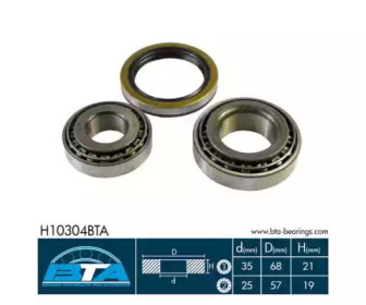 Комплект подшипника BTA H10304BTA